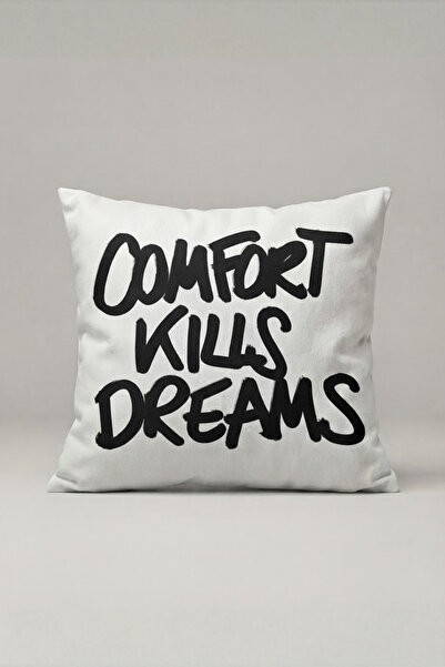 Generic Brand Comfort Kills Dreams Written Cushion Cover 289 – Chase Dreams D...