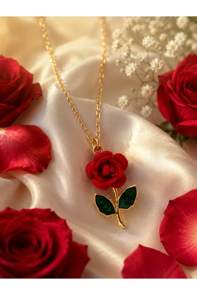 Eloré Forever Bloom Rose Necklace