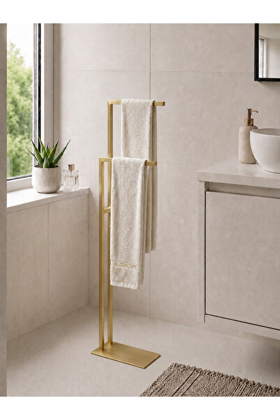 bL CONCEPT Uzun İki Kollu Havluluk Kağıt Havluluk Lotus Havluluk Banyo Düzenl...