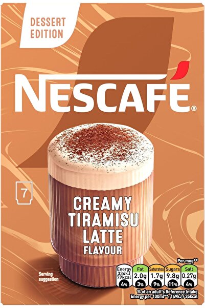 Nescafe قهوة لاتيه تيراميسو رغوية 7 أكياس 136.5 جرام
