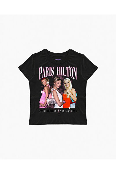 Urbanstadt Paris Hilton Baby Tee Crop Tişört