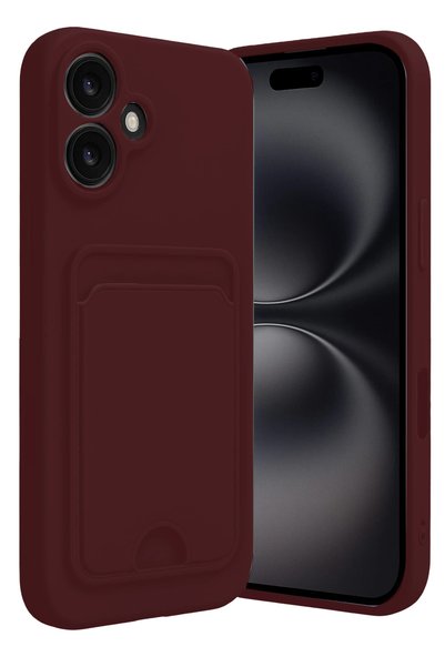 New Face حافظة ACONCEPT لهاتف iPhone 16 من السيليكون مع بطاقة عمل كيلفن (1122...