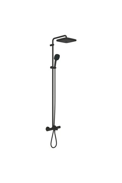 Grohe Coloană de duș termostatică, negru mat, Tempesta Cosmopolitan 250 Cube,...