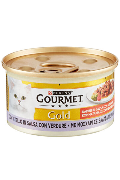Gourmet Gold ΓΑΤΟΤΡΟΦΗ 85gr - (ΜΟΣΧΑΡΙ) (ΣΕ ΣΑΛΤΣΑ ΛΑΧΑΝΙΚΩΝ)