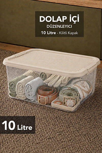Meleni Home Organizator multifuncțional cu capac - Organizator pentru interio...