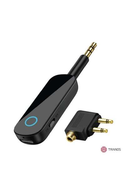 trands Airconnect 2-in-1 Bluetooth 5.3 Transmitter and Receiver Adapter with ...