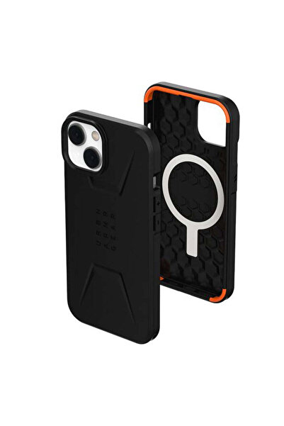 UAG Husă pentru iPhone 14 Plus, Civilian MagSafe, negru - negru