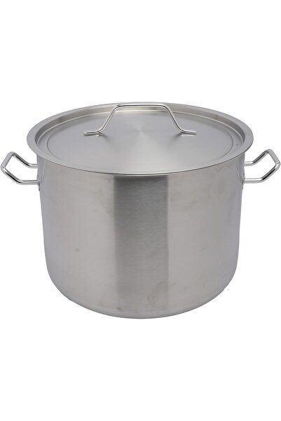 SANJANA Elegant Design Stainless Steel Glossy Cookpot, 45 cm x 34 cm Size, Si...