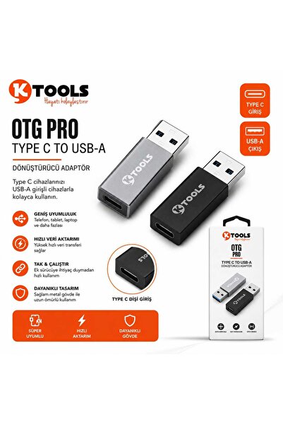 Ktools محول OTG Pro من USB Type-C إلى USB-A، محول USB 3.0 لنقل البيانات بسرعة...