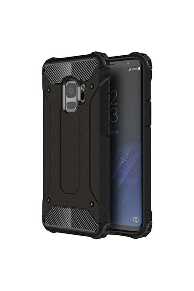 Techsuit Husă pentru Samsung Galaxy S9, Hybrid Armor, negru - negru