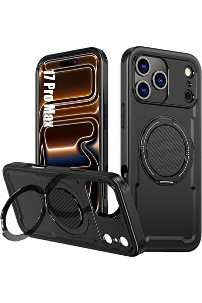 Generic URBAN for iPhone 17 Pro Max Case[360° Rotate Ring Stand][Compatible w...