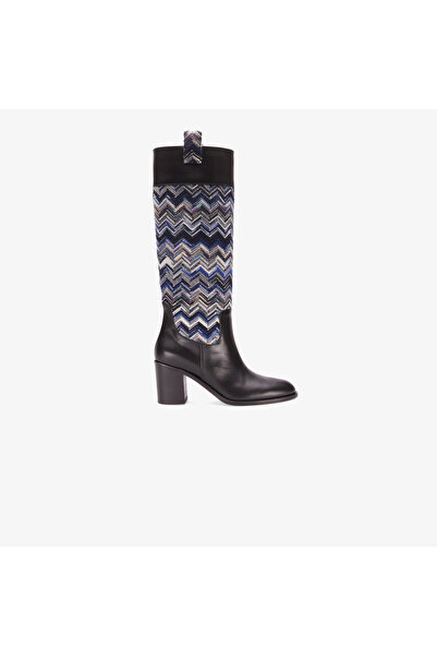Missoni Kadın Mavi Yün Bot