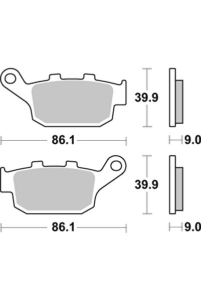 Brembo Placute de Frana Spate Destinat Pentru: Traseu Material: Carbon / Cera...