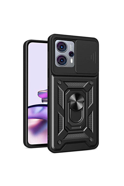 Techsuit Case for Motorola Moto G53, CamShield Series, blue - black