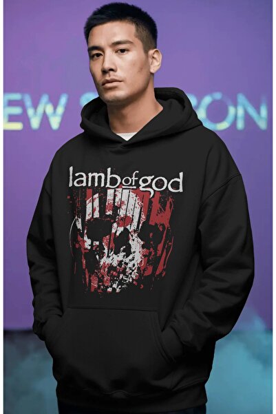 SEVBANO Lamb of God Rock Metal Music Band Pre-Printed Unisex Oversize Premium...
