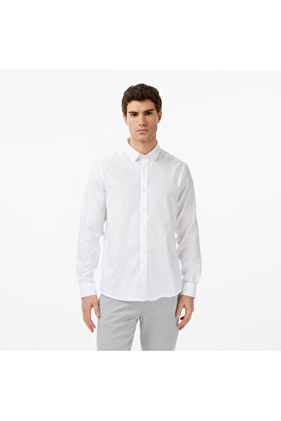 Nautica Erkek Beyaz Slim Fit Gömlek
