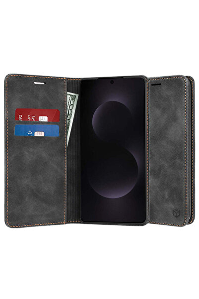 Techsuit Husă pentru Samsung Galaxy S25 Edge, Confy Cover, negru - negru