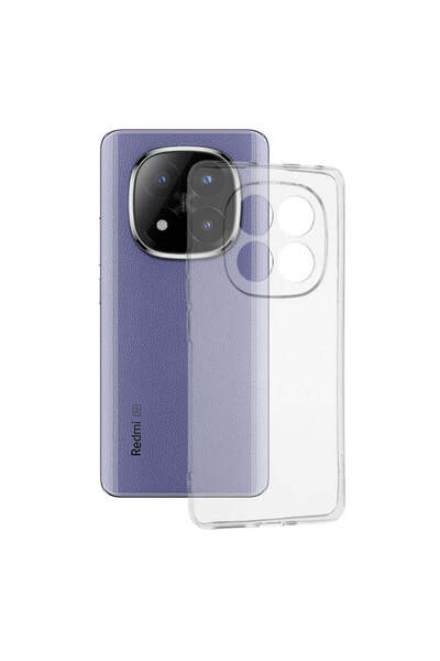 Techsuit Калъф за Xiaomi Redmi Note 14 Pro+ 5G, Прозрачен силиконов - прозрачен