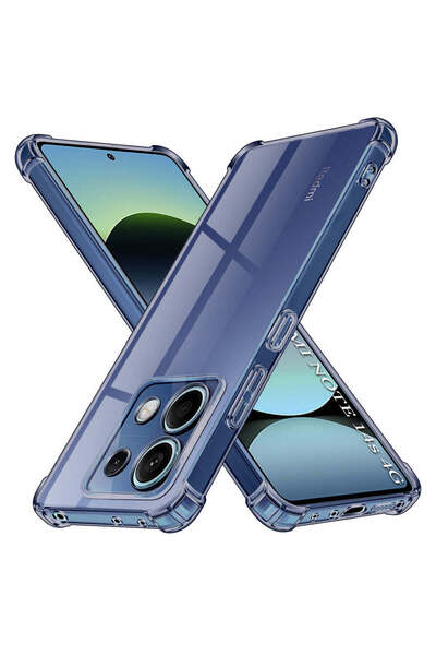 Techsuit Husă pentru Xiaomi Redmi Note 14S, din silicon transparent, rezisten...