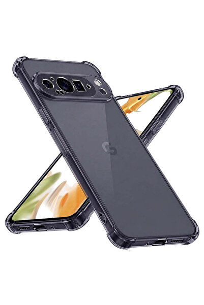Techsuit Калъф за Google Pixel 9 Pro XL, Удароустойчив прозрачен силиконов, о...