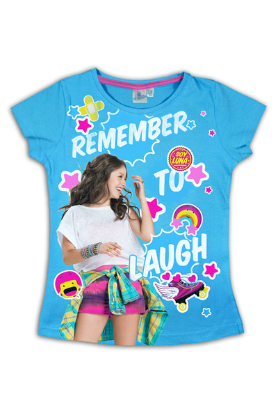 Disney Soy Luna Tricou turcoaz 6-11 ani cu print mare, moale și confortabil, ...