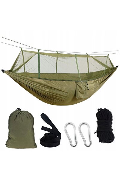 Korbi Hamac dublu de camping cu plasă împotriva țânțarilor