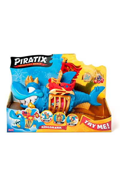 Piratix Set de joaca cu figurina, Piratix, King Shark