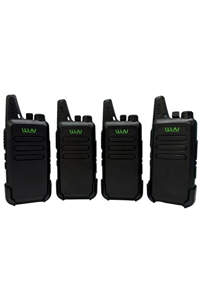 WLN KDC-1T PMR EL TELSİZİ 4,LÜ FULL PAKET KULAKLIK HEDİYELİ