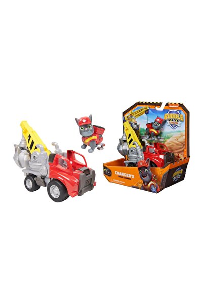 PAW PATROL Charger, Rubble &amp; Crew's Crane 45696