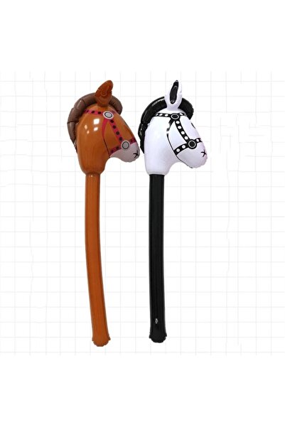 choice2 MTB-BN-BK 4-Piece Set Of Horse Head Inflatable Stick Pvc Inflatable T...