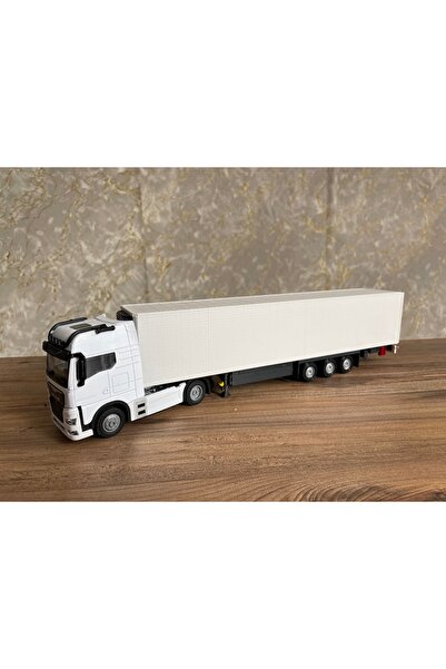 RMODELS HOBBY 1/50 ÖLÇEK (BEYAZ) MAN TGX+THERMOKING TRAILER 34 CM SESLİ IŞIKLI