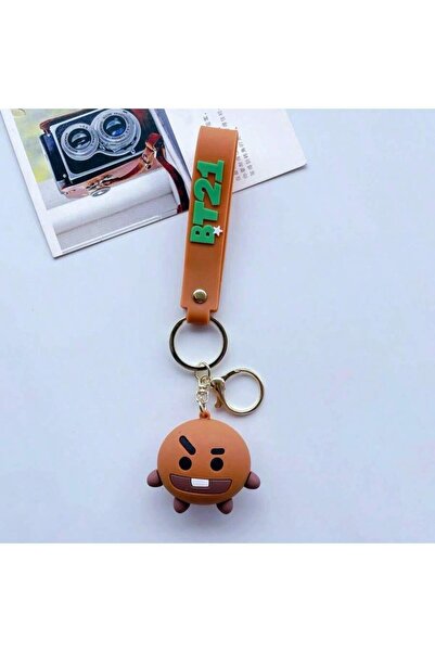 Choice 10cm SHOOKY BT21 KPOP First Generation BTS PVC Pendant Anime Cartoon B...