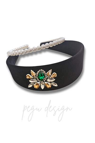 pegu baby collection ΣΕΤ LUX 2 ΤΕΜΑΧΙΩΝ: ΚΟΡΝΗ ΜΕ ΠΕΡΙΓΡΑΜΜΑ ΚΑΙ ΠΕΤΡΕΣ, ΜΑΥΡ...
