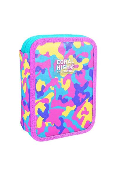 Coral High Kamuflaj Desenli Kalem Kutusu 31101