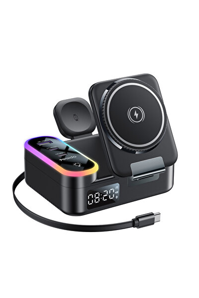 Yesido Ασύρματος Σταθμός Φόρτισης (DS38) - 8 σε 1, MagSafe, Γρήγορη Φόρτιση, ...