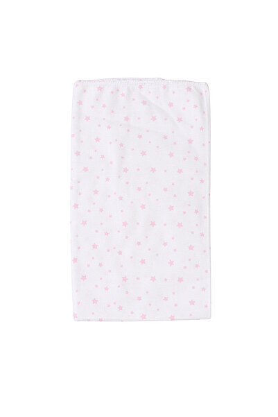 MiniKids Scutec finet imprimat, Alb-Stelute mici roz