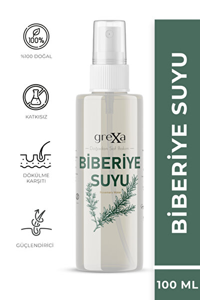 GREXA.CO Saf Biberiye Suyu Dökülme Karşıtı Saç Bakım Toniği Sprey 100 ml