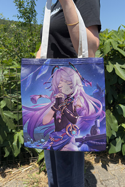 ZipZap Citlali Genshin Impact V3 Double-Sided Canvas Print Tote Bag Anime Bag