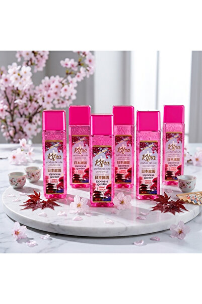 kifra PARFUM CONCENTRAT RUFE 200ML (80SPALARI) JAPANESE GARDEN 6 buc