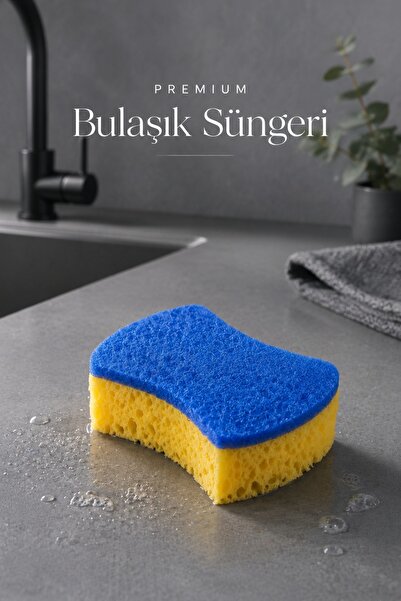 Ezupack Sisal Keçe Premium Lifli Bulaşık Süngeri – Özel Dokulu, Dayanıklı Gen...