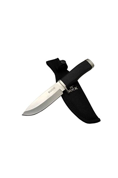 BUCK 7-7 Siyah Av / Outdoor Bıçak 22cm - Siyah Sap, Kılıflı