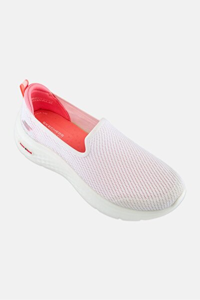 SKECHERS Women Go Walk Hyper Burst Slip On Walking Shoes, White
