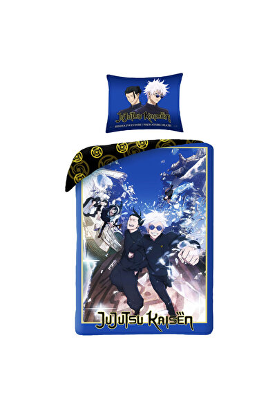 Jujutsu Kaisen Blue Energy σετ κλινοσκεπασμάτων 140×200 εκ., 70x90 εκ. μικροΐνες