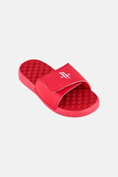 iSlide Kids Boy Houston Rockets Primary Logo Slip On Slides, Red