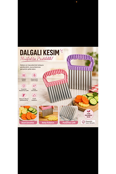 Dalgalı Patates ve Sebze Dilimleyici