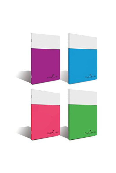 Faber Castell Faber-Castell A4 Defter Plastik Kapak Smart Dikişli 60 Yaprak K...