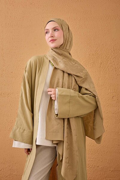 Silk Home Naia Cotton Shawl Aris Camel
