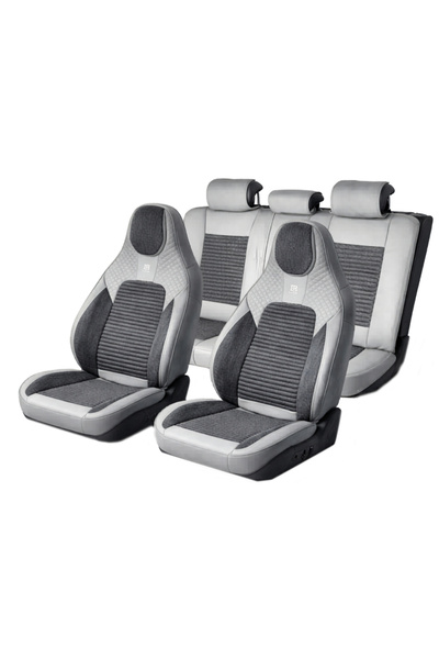 OEM Set de huse premium pentru scaune auto, model BLAZE Elite, design sportiv...