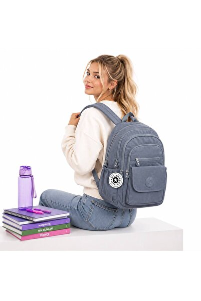 H&D COLLECTİON ВОДОУСТОЙЧИВА ПЛАТНА РАНИЦА ГОЛЯМ РАЗМЕР KILINKIR ЗА УЧЕНИЦА И...
