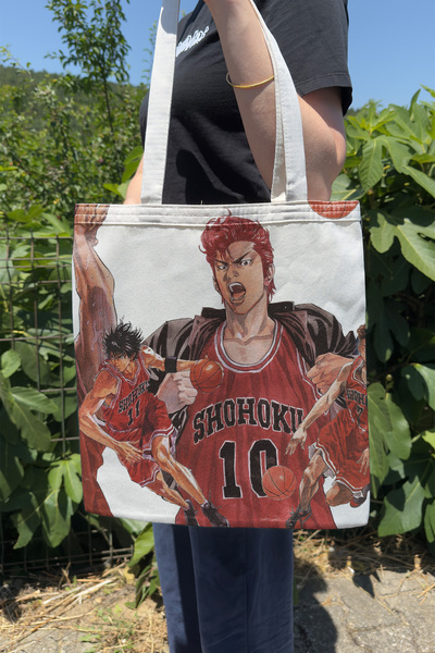 ZipZap Slam Dunk V5 Summer Winter Double-Sided Canvas Print Tote Bag Anime Bag
